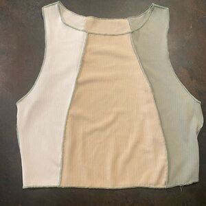 Cropped Patchwork Top